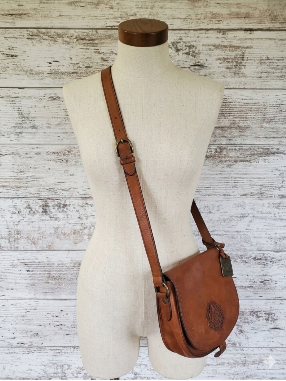 FRYE Ilana Italian Leather Saddle Bag Western Crossbody Unisex